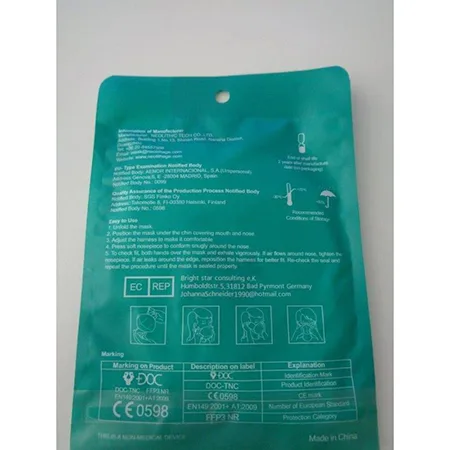 Maschera filtro antiparticolato «DOC-TNC FFP3 NR» — foto 3 dell'alert A12/00212/24