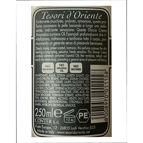 Crema doccia «Doccia crema aromatica» — foto 2 dell'alert SR/00382/25