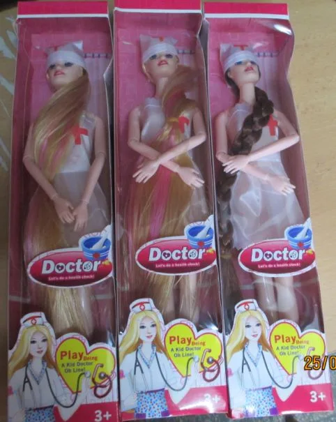 Bambola di plastica «Doctor -„ Let's do a health check“»