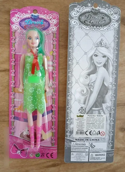 Bambola di plastica «Doll Dress Girls 3+»