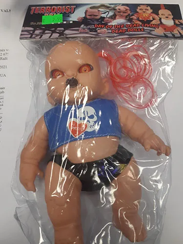 Bambola di plastica «Doll „Terrorist doll“»