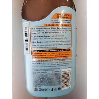 Aftersun «Dopo bronze colorito sublime» (BILBOA)