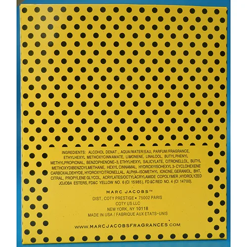 Profumo «DOT MARC JACOBS HONEY» — foto 2 dell'alert A12/01880/24