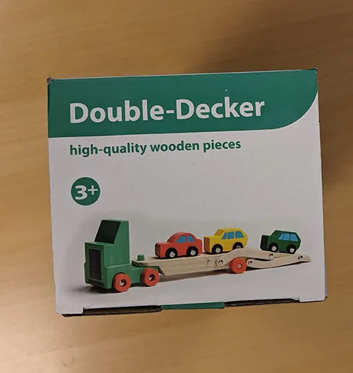 Auto giocattolo in legno «Double Decker» — foto 3 dell'alert A12/00339/21