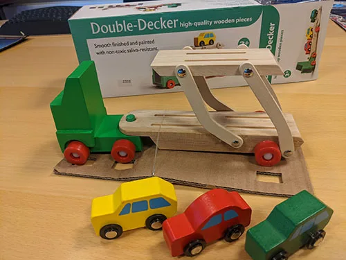 Auto giocattolo in legno «Double Decker» — foto 4 dell'alert A12/00339/21