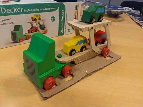 Auto giocattolo in legno «Double Decker» — foto 5 dell'alert A12/00339/21