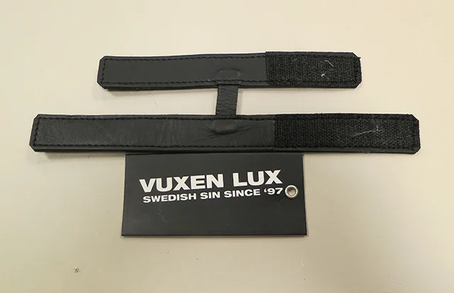 Prodotto di novità per adulti «Double leather velcro strap» — foto 1 dell'alert A12/01838/20