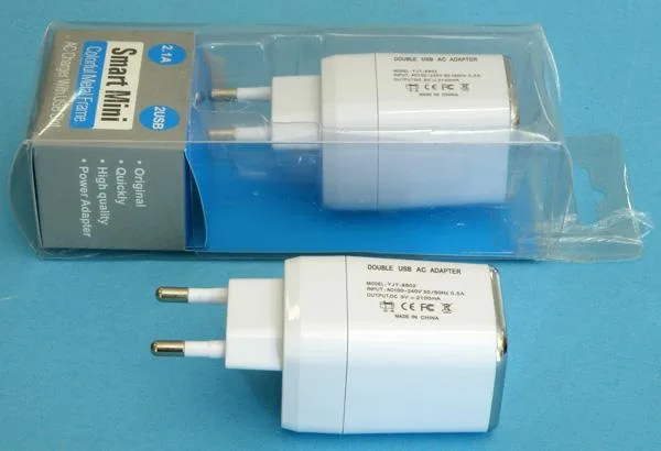 Caricabatterie USB «DOUBLE USB AC ADAPTER; AC Charger With USB Slot» — foto 2 dell'alert A12/1290/19