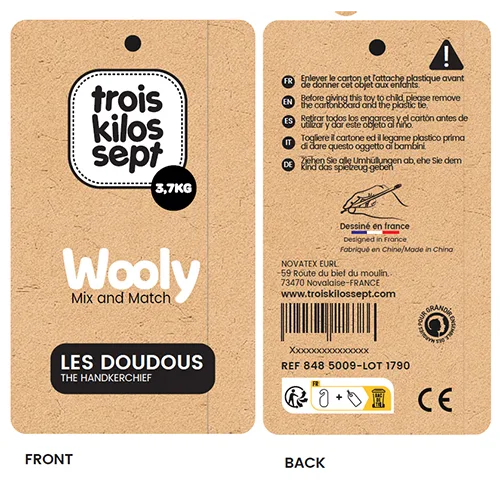 Coperta «DOUDOU LANGE WOOLY» — foto 2 dell'alert OR/00161/25