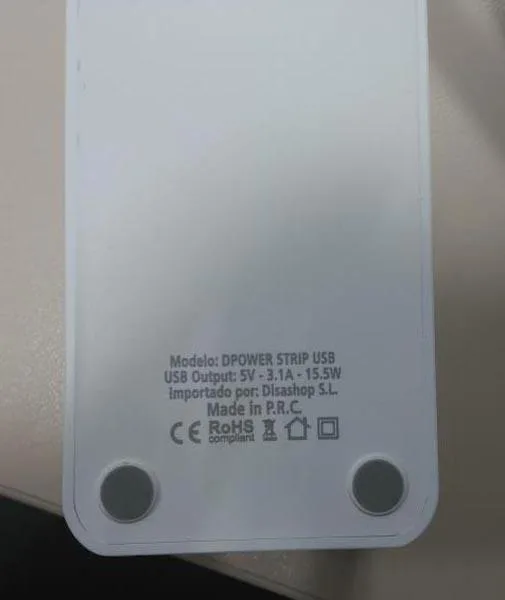 Cavo di estensione di rete «DPOWER STRIP USB» — foto 3 dell'alert A12/0141/17