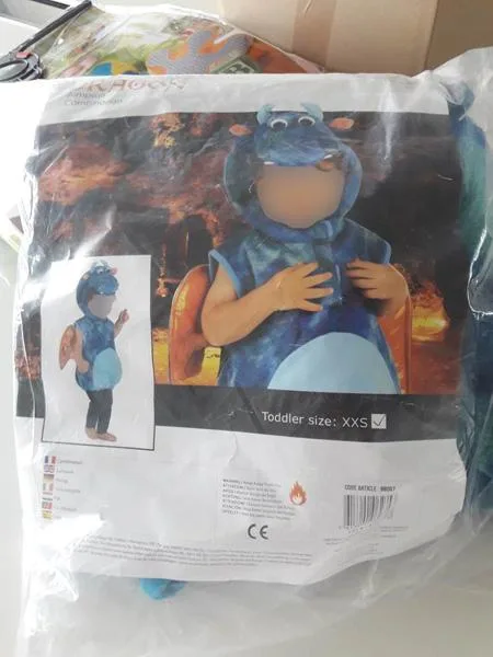Costume di fantasia per bambini «DRAGON» — foto 2 dell'alert A12/1442/18