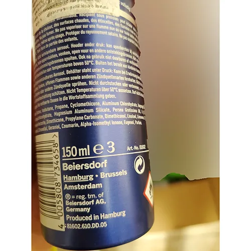 Deodorante spray «Dry impact» — foto 5 dell'alert A12/02029/24