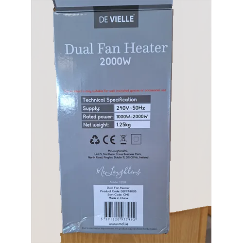 Riscaldatore del ventilatore «Dual Fan Heater» — foto 5 dell'alert SR/03353/25