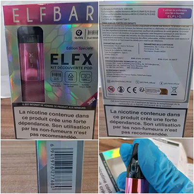 Sigaretta elettronica monouso «Dual Mesh Pod Starter Kit» (Elfbar)