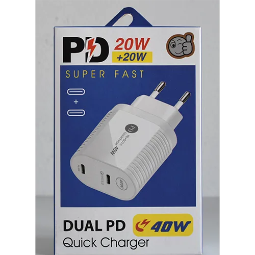 Caricabatterie USB «DUAL PD 40W Quick Charger» — foto 1 dell'alert SR/02512/26