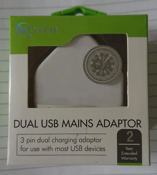Adattatore di rete USB «Dual USB Mains Adaptor» — foto 4 dell'alert A12/0902/19