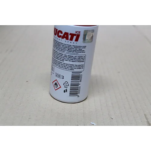 Deodorante spray «Ducati ice» — foto 2 dell'alert A12/01738/24