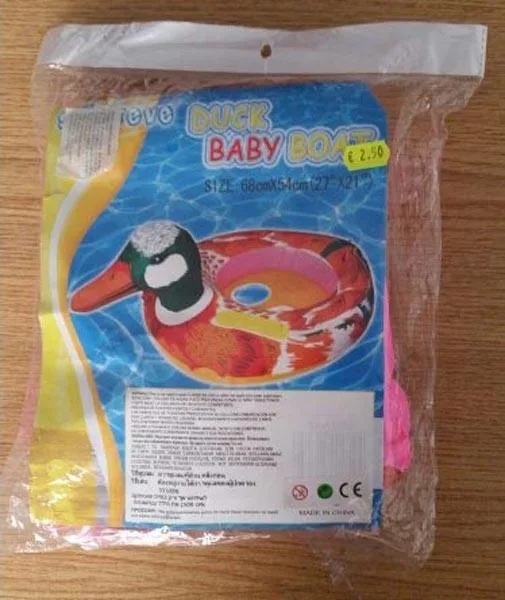 Sedile gonfiabile di nuoto «DUCK BABY BOAT» (Sainteve)