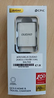 Caricabatterie USB «DUDAO» (Dudao)