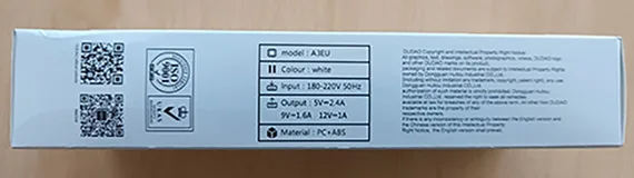 Caricabatterie USB «DUDAO» — foto 3 dell'alert A12/00984/23