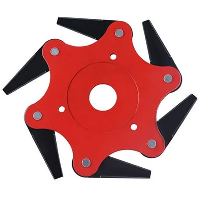Fissaggio per decespugliatore «Durable and Stone-Resistant Six-Blade Manganese Steel Lawnmower Blades» — foto 1 dell'alert SR/00118/26