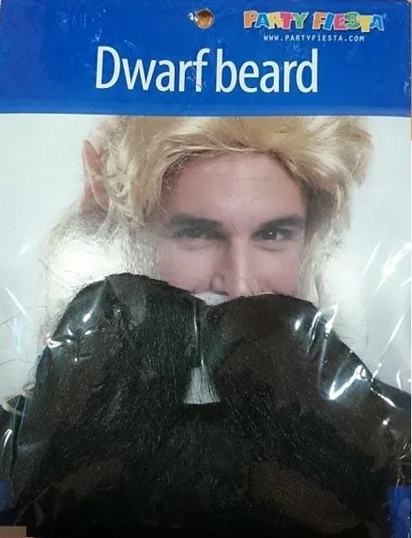 Barba elegante-vestita «Dwarf beard» (Party Fiesta)