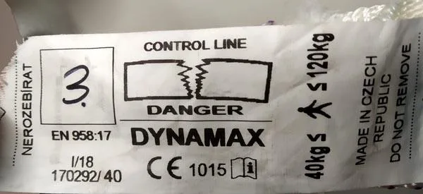 Sistema di assorbimento dell'energia per la protezione dell'arrampicata «Dynamax» — foto 2 dell'alert A12/1995/18