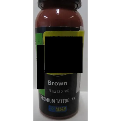 Inchiostro per tatuaggi «Dynamic Brown Premium Tattoo Ink.» (PLATINUM)