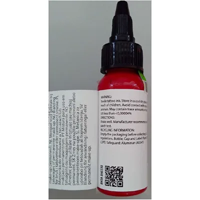 Inchiostro per tatuaggi «Dynamic - Candy Apple Red» (Miami Paint S.L.)