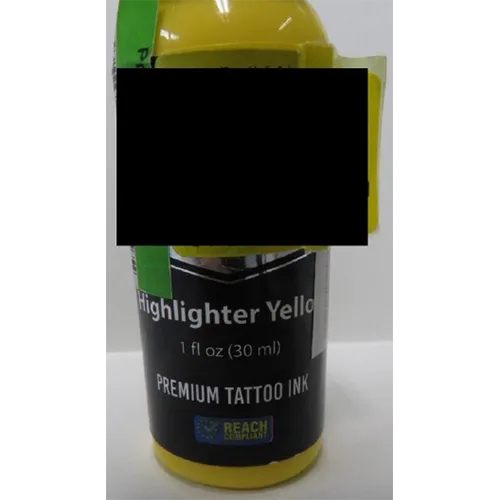 Inchiostro per tatuaggi «Dynamic Highlighter Yellow Premium Tattoo Ink.» (PLATINUM)