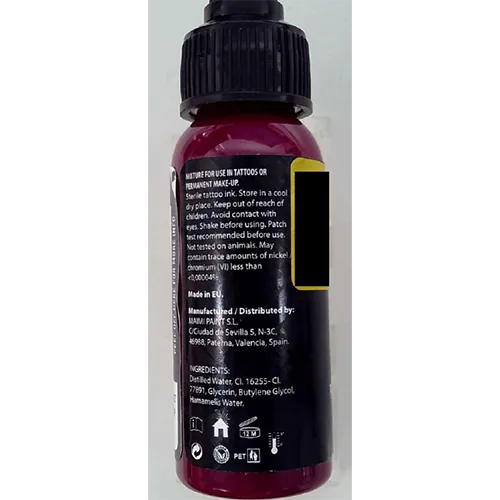Inchiostro per tatuaggi «Dynamic Ruby Port Premium Tattoo Ink.» — foto 2 dell'alert SR/02709/26