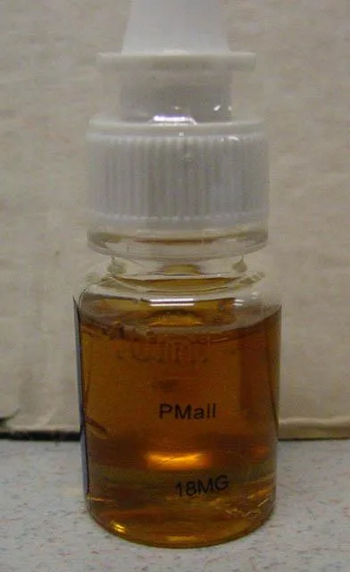 Liquido per sigarette elettroniche «E-liquid extract from pure essential oil» — foto 4 dell'alert A12/1204/14