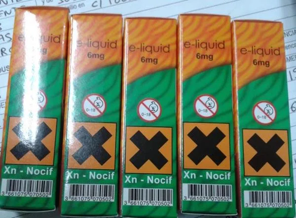 Liquido per sigarette elettroniche «e-liquid» — foto 2 dell'alert A12/0414/15