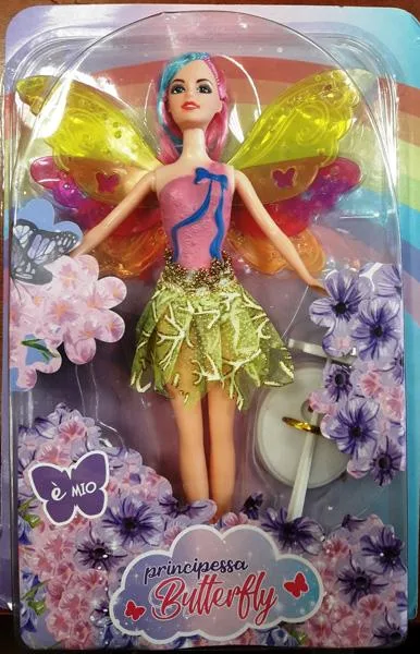 Bambola di plastica «‘E’ Mio’» (Principessa Butterfly)