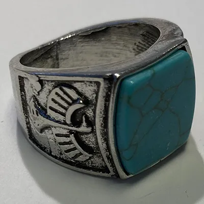 Anello «Eagle turqouise ring silver» — foto 1 dell'alert A12/01399/24