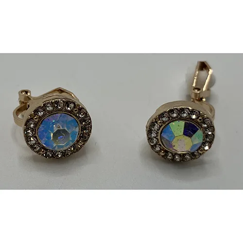 Orecchini «Earrings, gold, rhinestones» (Blingit)