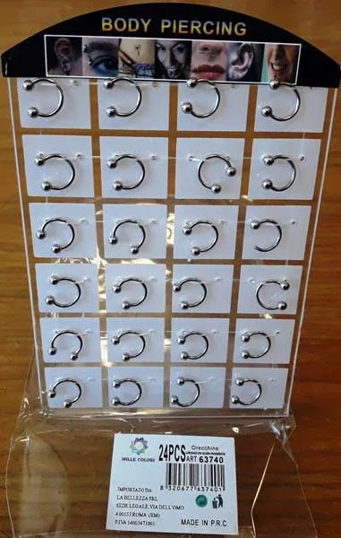 Gioielli piercing «Earrings» (Mille Colori)
