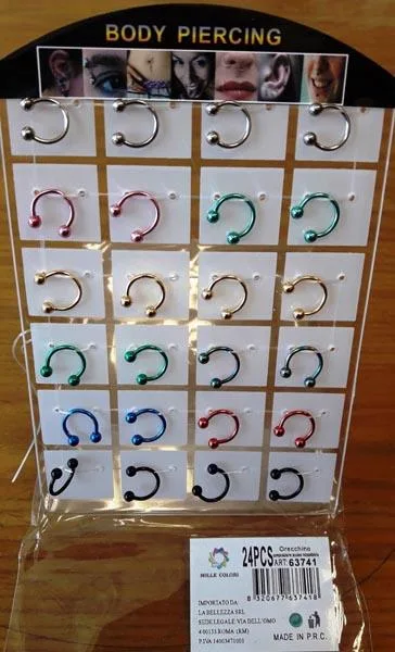 Gioielli piercing «Earrings» (Mille Colori)