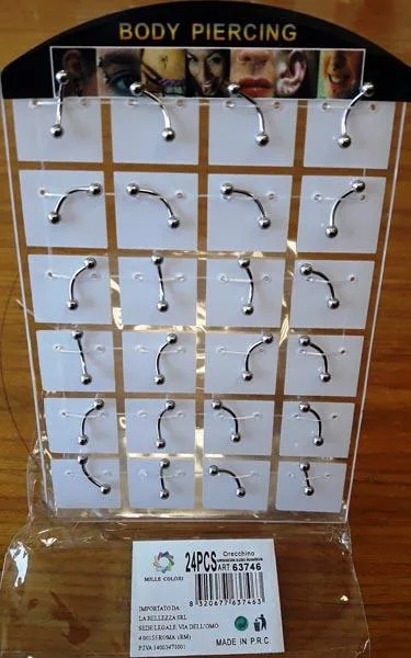 Gioielli piercing «Earrings» (Mille Colori)