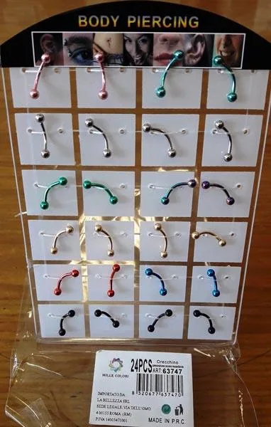 Gioielli piercing «Earrings» (Mille Colori)