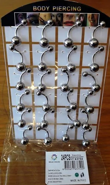 Gioielli piercing «Earrings» (Mille Colori)