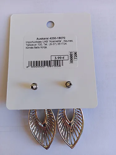 Orecchini «Earrings» — foto 2 dell'alert A12/00275/22
