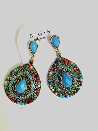 Orecchini «Earrings with pearls, vintage boheme» — foto 1 dell'alert A12/02881/23