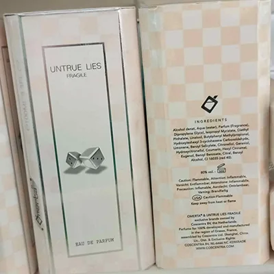 Profumo «EAU DE PARFUM UNTRUE LIES FRAGILE» (Omerta ®)
