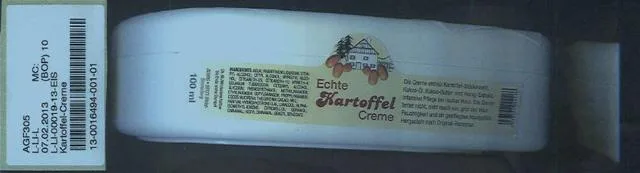 Crema per la pelle «Echte Kartoffel Creme» — foto 1 dell'alert A12/0580/13