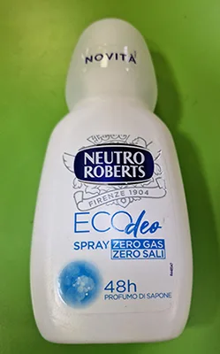 Deodorante a spruzzo «Eco deo spray zero gas zero sali» (Neutro Roberts)