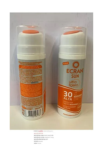 Spray di protezione solare «Ecran Sun ultra leggero» (ECRAN)