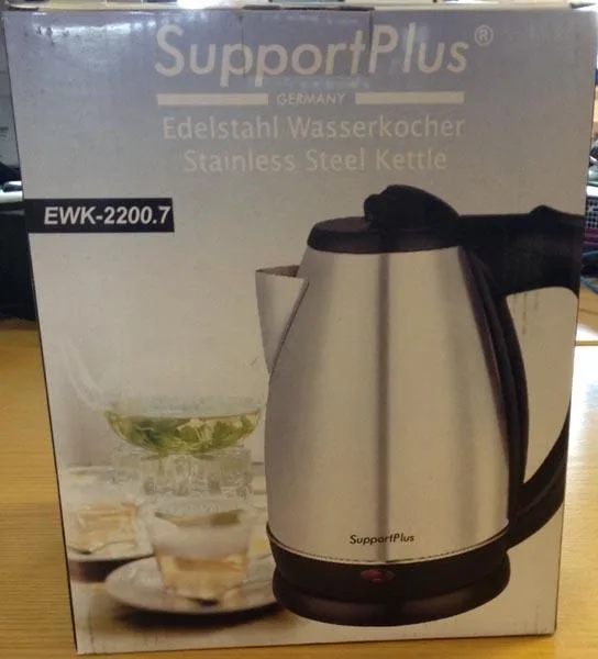 Bollitore elettrico «Edelstahl Wasserkocher - Stainless Steel Kettle» — foto 3 dell'alert A12/0757/16