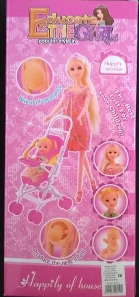 Bambola in plastica con accessori «Educate the girl» — foto 3 dell'alert A12/1405/18
