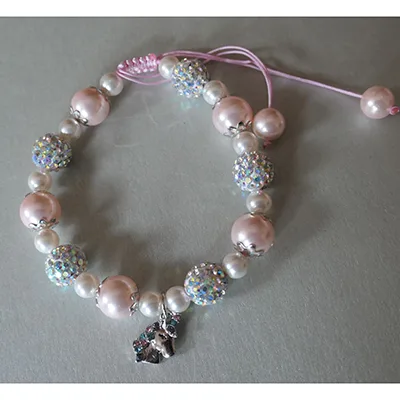 Braccialetto «Einhorn Armband, rosa Einhorn Charm Armband für Mädchen Niedliches Verstellbares Einhorn…» — foto 1 dell'alert A12/03173/24